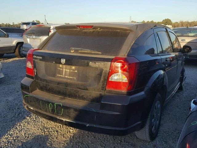 1B3HB28B57D270022 - 2007 DODGE CALIBER BLACK photo 4