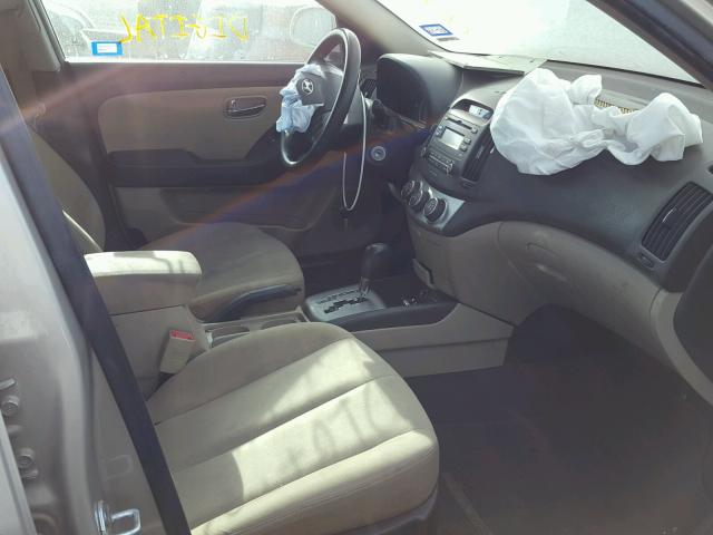 KMHDU4ADXAU920951 - 2010 HYUNDAI ELANTRA BL BEIGE photo 5