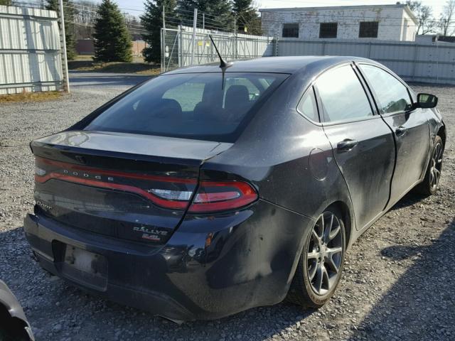 1C3CDFBB7ED902779 - 2014 DODGE DART SXT BLACK photo 4