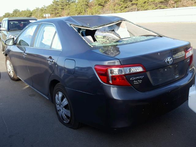 4T4BF1FK1CR244471 - 2012 TOYOTA CAMRY BASE GRAY photo 3