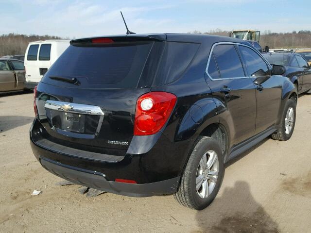 2GNALAEK2E6129696 - 2014 CHEVROLET EQUINOX LS BLACK photo 4