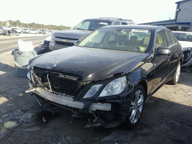 WDDHF5GB4BA336047 - 2011 MERCEDES-BENZ E 350 BLACK photo 2