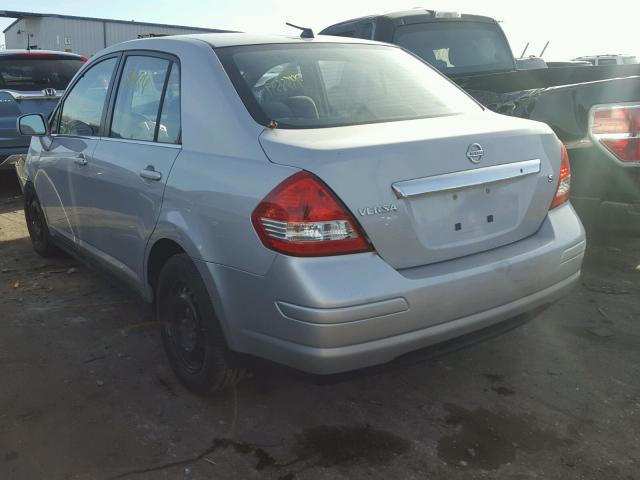 3N1BC11E17L442513 - 2007 NISSAN VERSA S SILVER photo 3