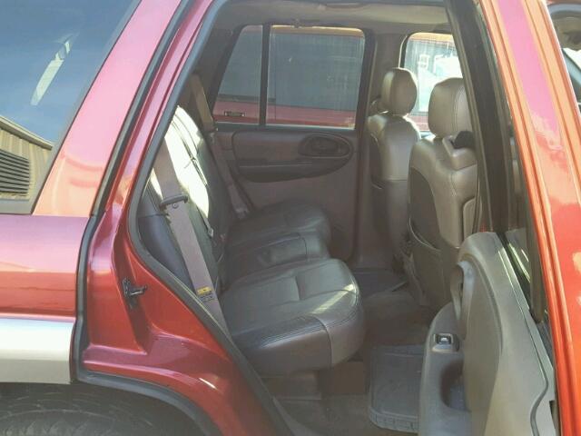 1GNDT13S122286516 - 2002 CHEVROLET TRAILBLAZE RED photo 6