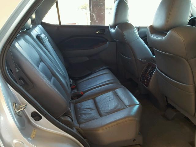 2HNYD18214H550869 - 2004 ACURA MDX SILVER photo 6