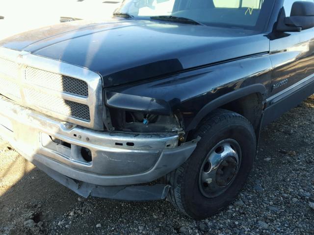 1B7MC3360YJ166793 - 2000 DODGE RAM 3500 BLACK photo 9