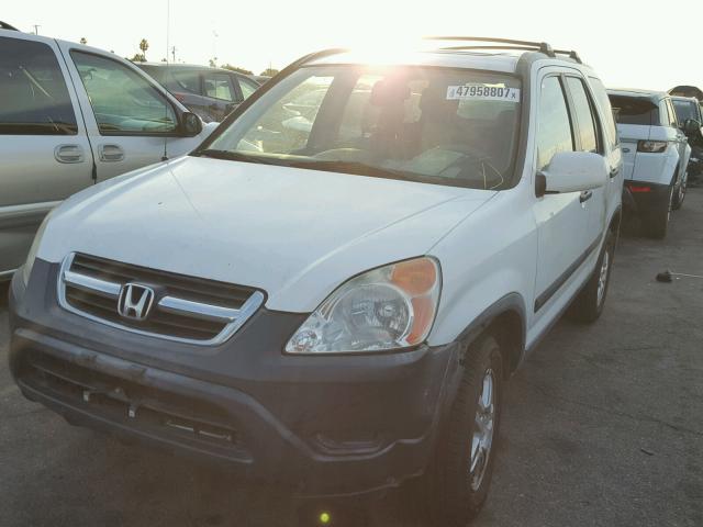 JHLRD78854C038474 - 2004 HONDA CR-V EX WHITE photo 2