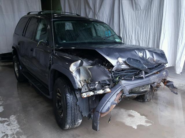 1D4HS38N33F543345 - 2003 DODGE DURANGO SP GRAY photo 1