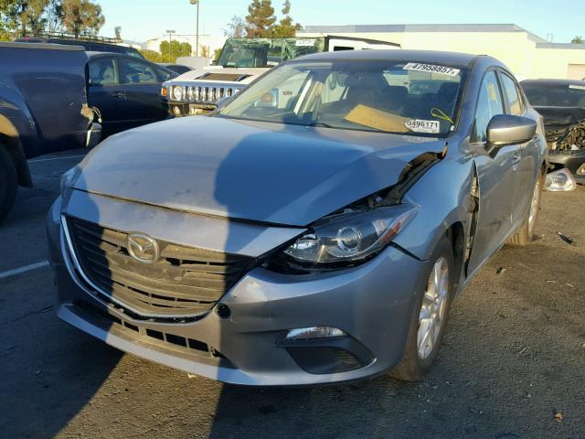 3MZBM1U76GM307011 - 2016 MAZDA 3 SPORT GRAY photo 2