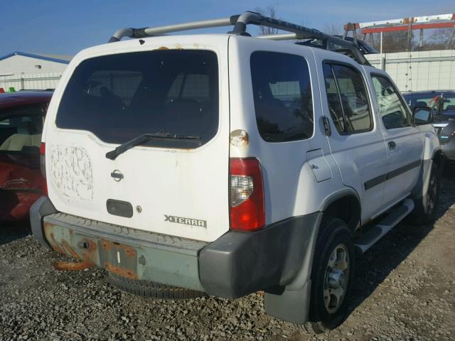 5N1ED28Y51C545526 - 2001 NISSAN XTERRA XE WHITE photo 4