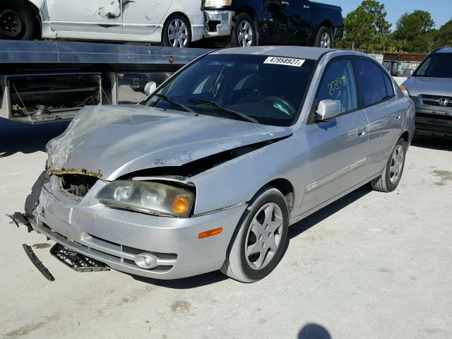 KMHDN46D95U994129 - 2005 HYUNDAI ELANTRA GL GRAY photo 2