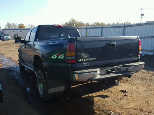 1GCJK33U25F941730 - 2005 CHEVROLET SILVERADO BLACK photo 3