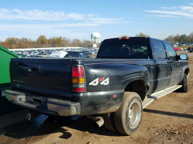 1GCJK33U25F941730 - 2005 CHEVROLET SILVERADO BLACK photo 4