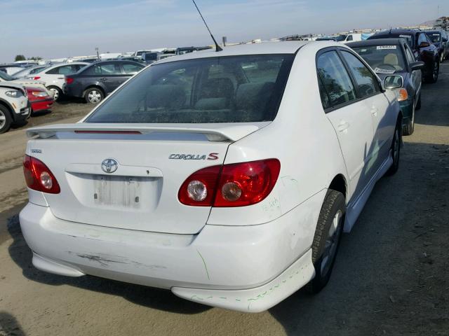 1NXBR32E07Z844420 - 2007 TOYOTA COROLLA CE WHITE photo 4