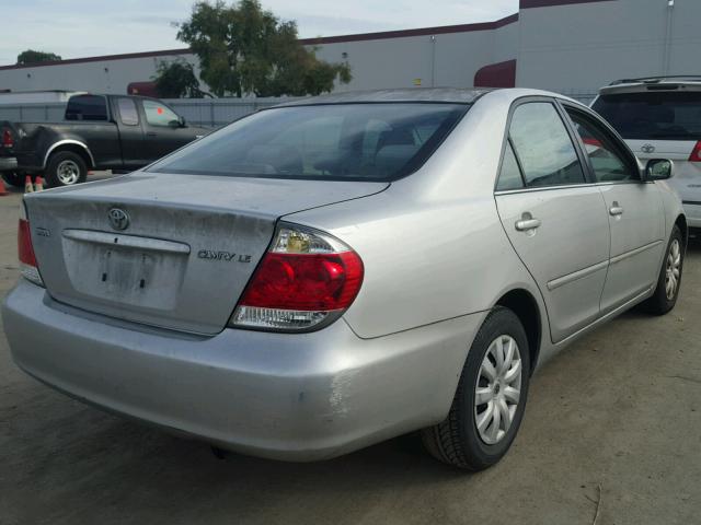 4T1BE32K45U103024 - 2005 TOYOTA CAMRY LE SILVER photo 4