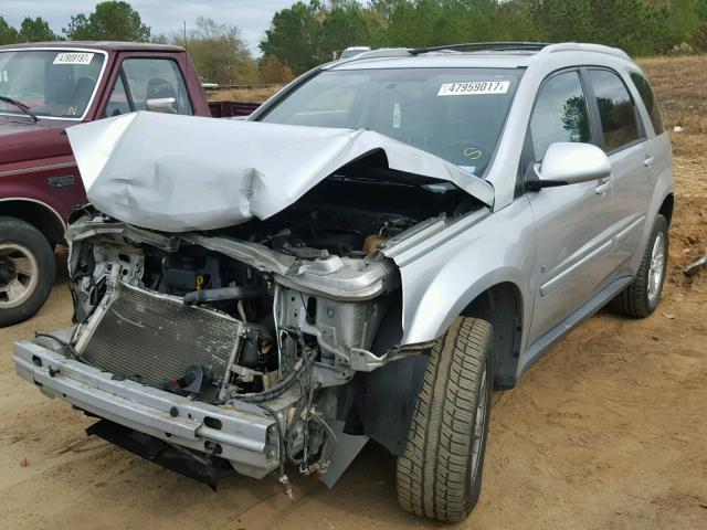 2CNDL63F466115742 - 2006 CHEVROLET EQUINOX LT SILVER photo 2