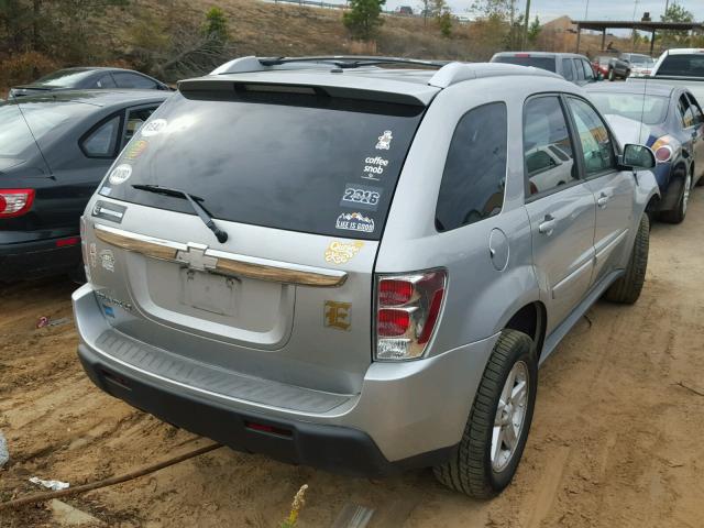 2CNDL63F466115742 - 2006 CHEVROLET EQUINOX LT SILVER photo 4