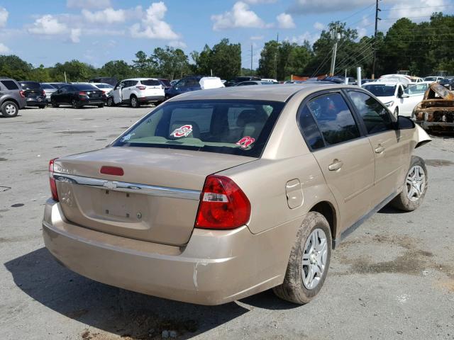 1G1ZS57F07F256860 - 2007 CHEVROLET MALIBU LS ოქროსფერი ფოტო 4