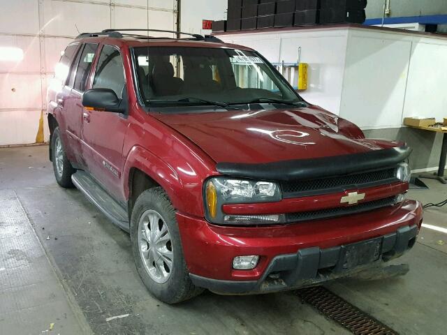 1GNDT13S732304518 - 2003 CHEVROLET TRAILBLAZE MAROON photo 1