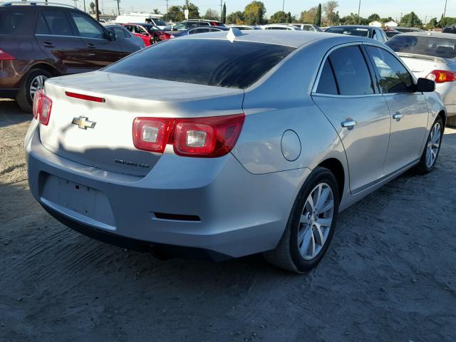 1G11H5SA7DF325577 - 2013 CHEVROLET MALIBU LTZ SILVER photo 4