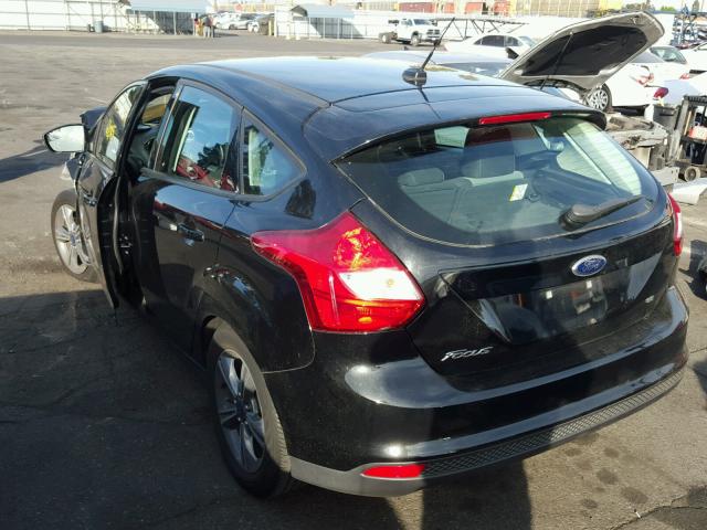 1FADP3K21EL237525 - 2014 FORD FOCUS SE BLACK photo 3