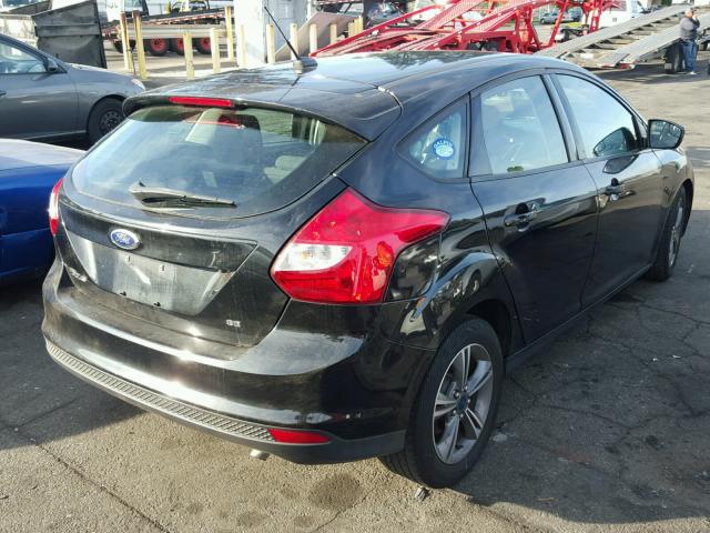 1FADP3K21EL237525 - 2014 FORD FOCUS SE BLACK photo 4