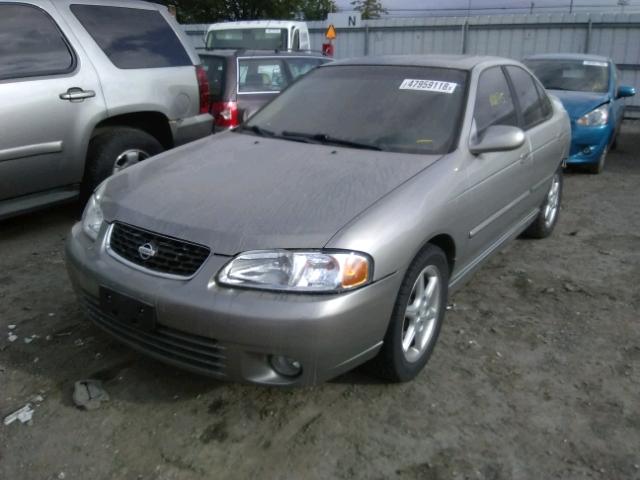 3N1BB51D01L106487 - 2001 NISSAN SENTRA SE GRAY photo 2