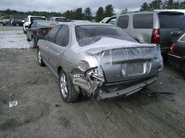 3N1BB51D01L106487 - 2001 NISSAN SENTRA SE GRAY photo 3