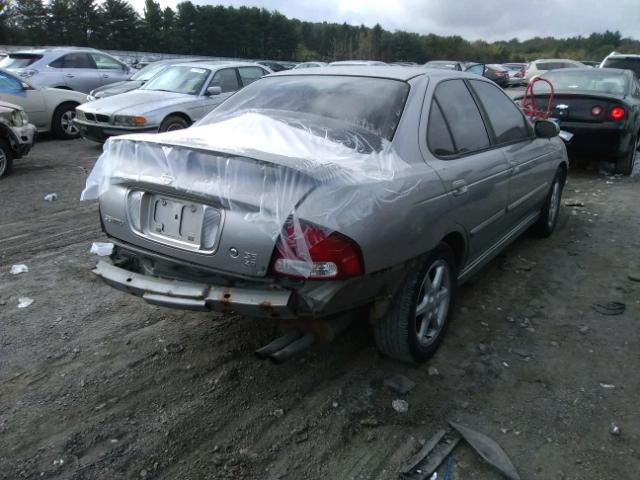 3N1BB51D01L106487 - 2001 NISSAN SENTRA SE GRAY photo 4