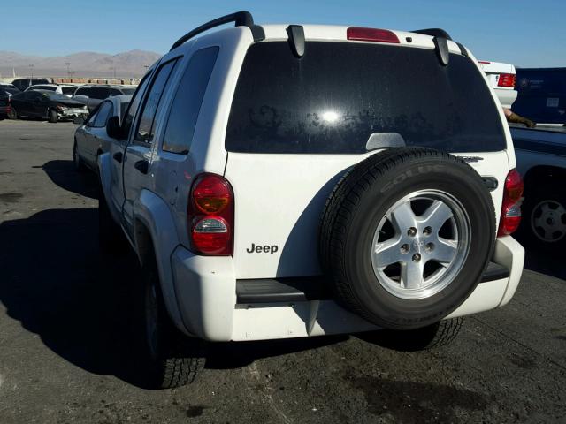 1J4GK58K72W181040 - 2002 JEEP LIBERTY LI WHITE photo 3