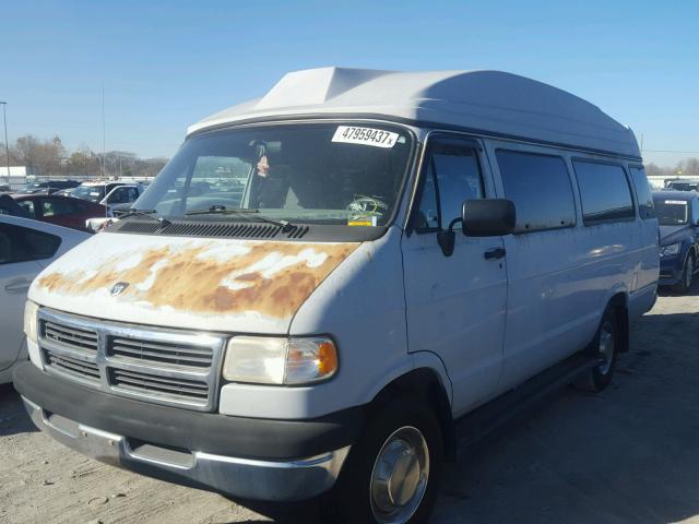 2B5WB35ZXTK165434 - 1996 DODGE RAM WAGON GRAY photo 2