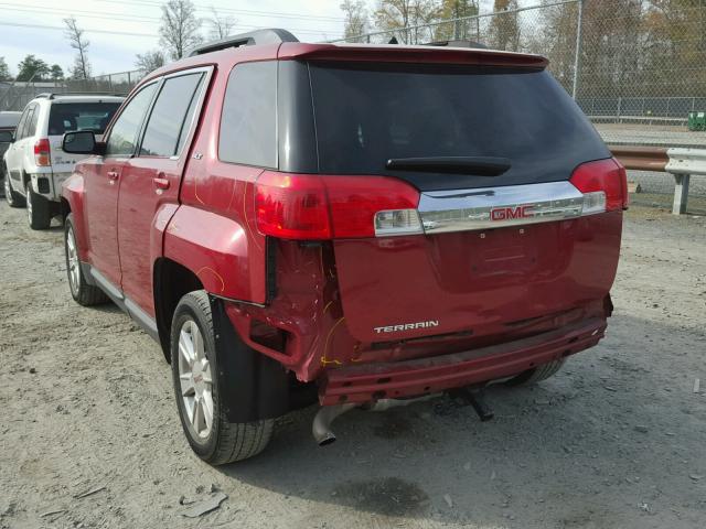 2GKALUEK4D6190075 - 2013 GMC TERRAIN SL RED photo 3