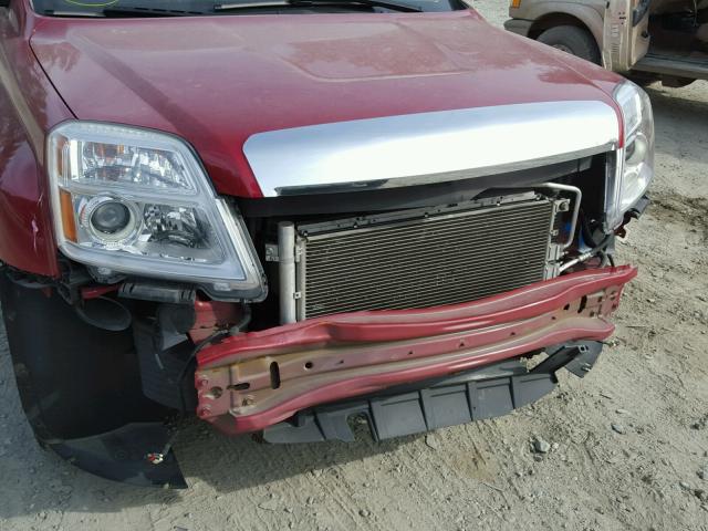 2GKALUEK4D6190075 - 2013 GMC TERRAIN SL RED photo 9