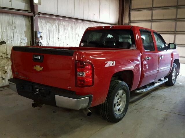 3GCRKSE35AG183960 - 2010 CHEVROLET SILVERADO RED photo 4