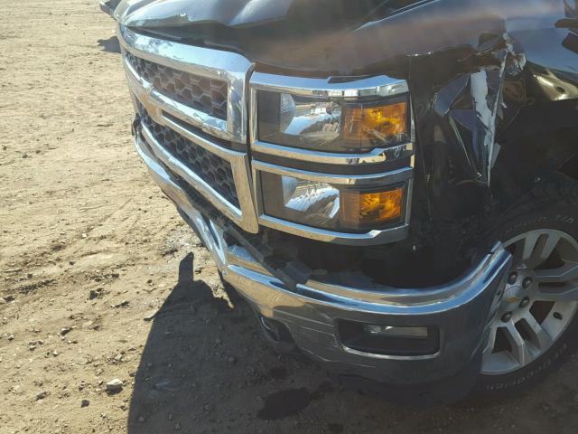 3GCUKREC8EG163193 - 2014 CHEVROLET SILVERADO BLACK photo 9