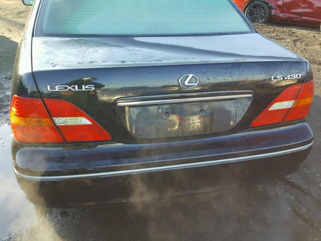 JTHBN30F420070117 - 2002 LEXUS LS 430 BLACK photo 9