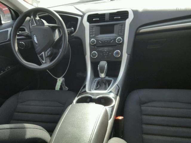 1FA6P0H77E5404906 - 2014 FORD FUSION SE SILVER photo 9