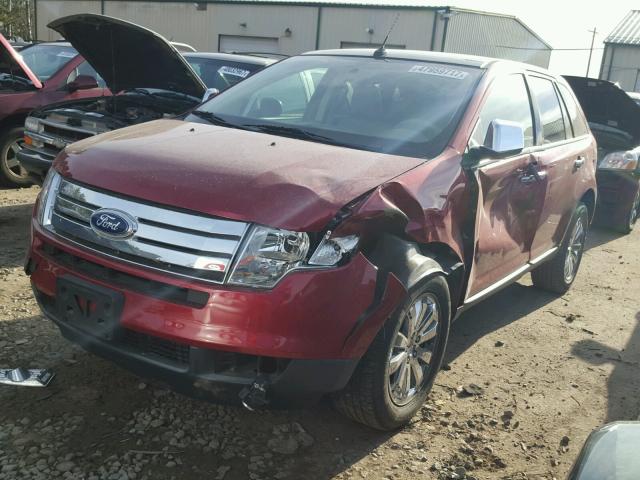 2FMDK39C67BB19637 - 2007 FORD EDGE SEL P RED photo 2