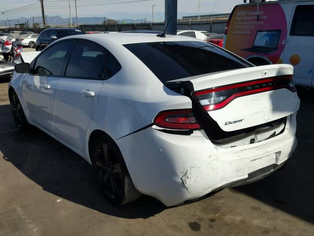 1C3CDFBB9FD253441 - 2015 DODGE DART SXT WHITE photo 3