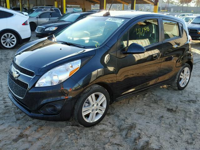 KL8CB6S92FC749467 - 2015 CHEVROLET SPARK LS BLACK photo 2