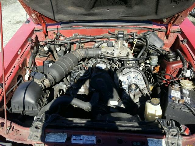 1FACP41M0PF149510 - 1993 FORD MUSTANG LX RED photo 7