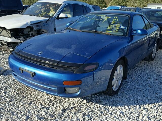 JT2ST87F5N0111216 - 1992 TOYOTA CELICA GT BLUE photo 2