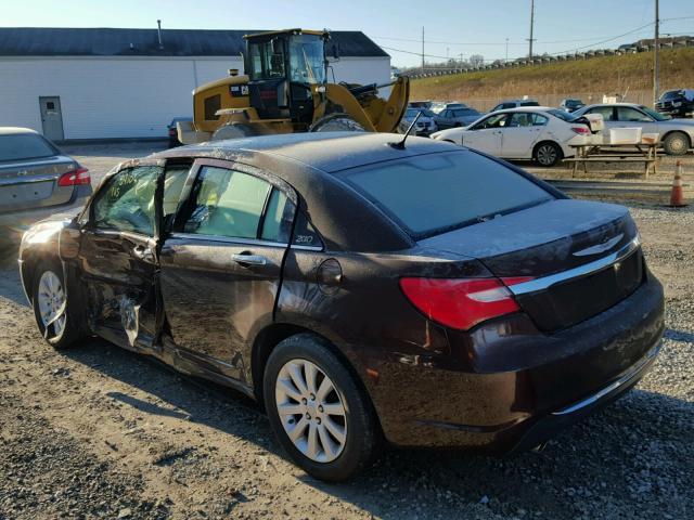 1C3CCBCG4DN631792 - 2013 CHRYSLER 200 LIMITE BROWN photo 3