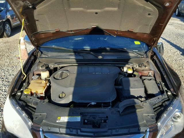 1C3CCBCG4DN631792 - 2013 CHRYSLER 200 LIMITE BROWN photo 7