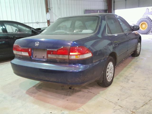 1HGCF86692A157580 - 2002 HONDA ACCORD VAL BLUE photo 4