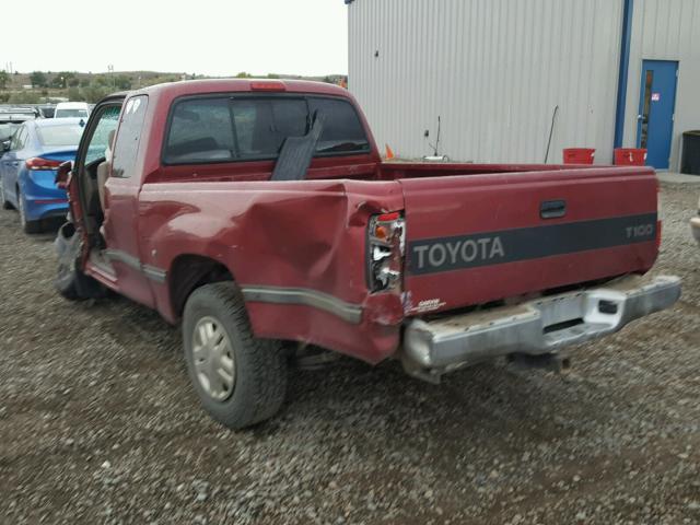 JT4TN12D7V0035677 - 1997 TOYOTA T100 XTRAC RED photo 3