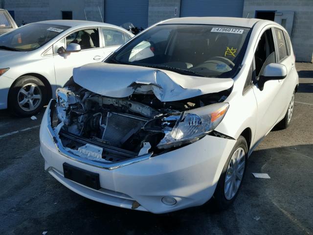 3N1CE2CP6EL367940 - 2014 NISSAN VERSA NOTE WHITE photo 2