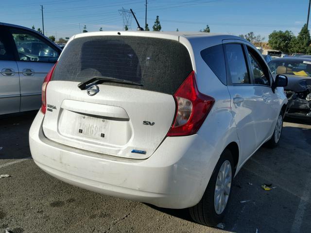 3N1CE2CP6EL367940 - 2014 NISSAN VERSA NOTE WHITE photo 4