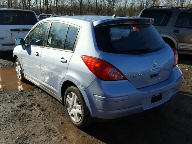 3N1BC1CPXBL419433 - 2011 NISSAN VERSA S BLUE photo 3