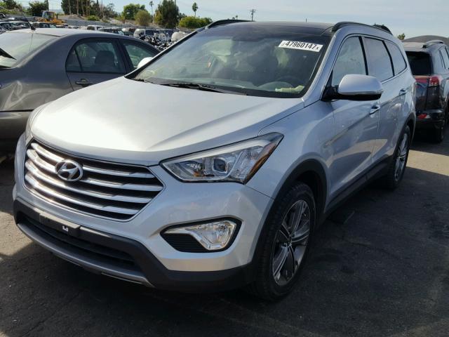 KM8SR4HF5DU009706 - 2013 HYUNDAI SANTA FE L SILVER photo 2